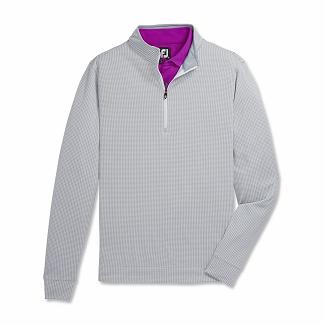 Men's Footjoy Golf Mid Layer Grey/White NZ-360698